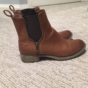 Rocket dog cognac ankle boots